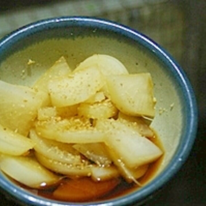 初物冬大根のごま醤油 レシピ 作り方 By 和土 楽天レシピ